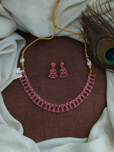 Ruby necklace clearance set designs